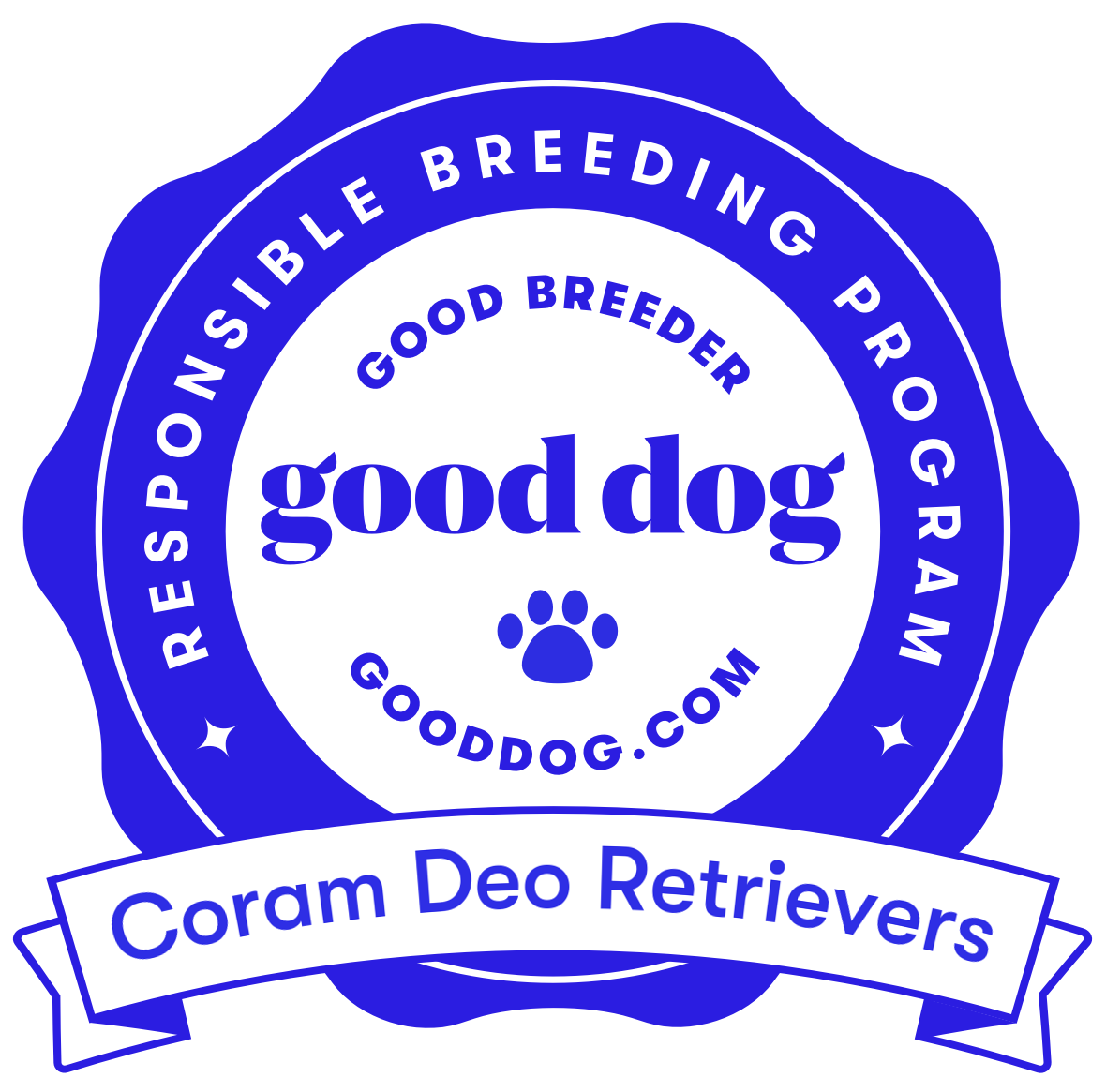 coram deo retrievers badge 2